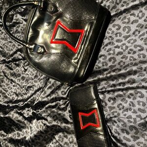 Loungefly Black Widow bag and wallet